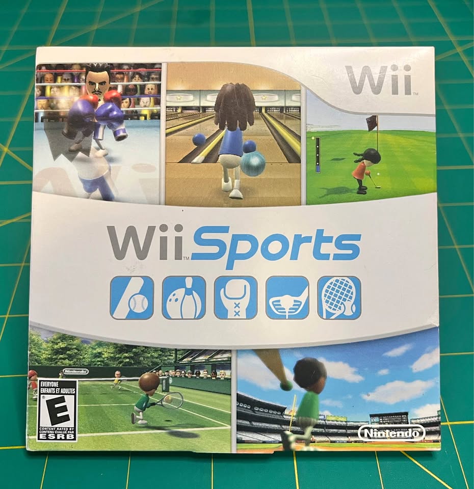 Wii Sports (Nintendo Wii) – Original Sleeve, Manual & Disc