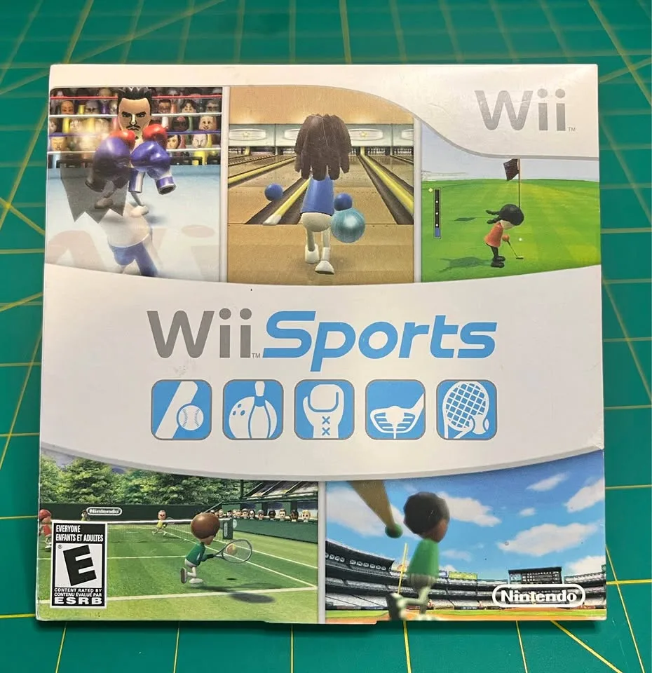 Wii Sports (Nintendo Wii) – Original Sleeve, Manual & Disc