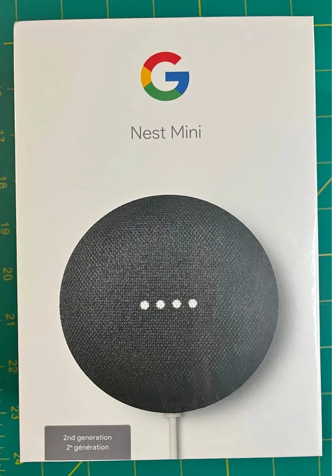 Google Nest Mini (2nd Gen) – Charcoal – Brand New Sealed