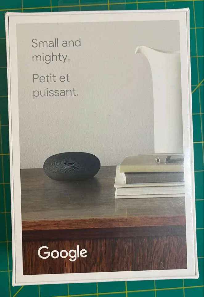 Google Nest Mini (2nd Gen) – Charcoal – Brand New Sealed image indicator(2)