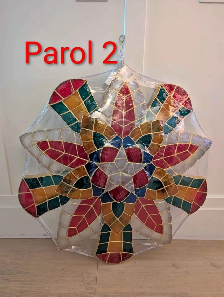 Christmas capiz lantern/parol