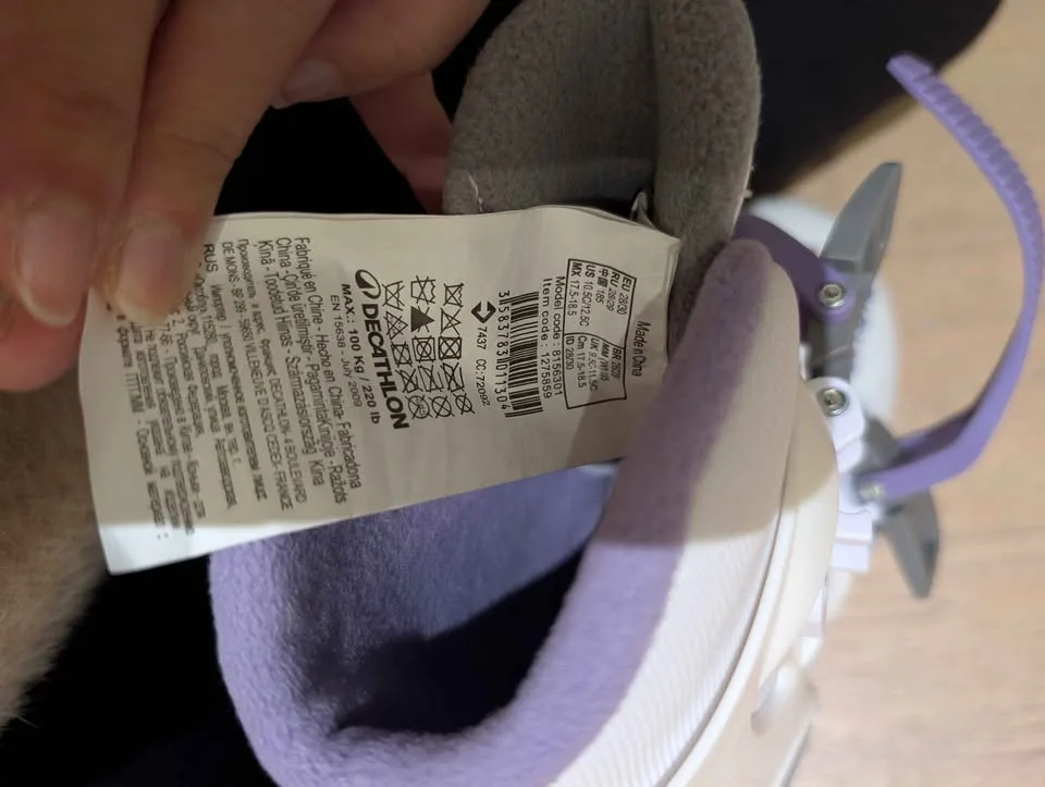 Girls' skates size 10.5-12.5C image indicator(5)