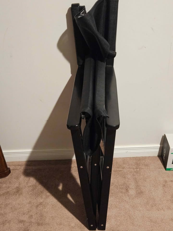 Black Director's Chair - Folding - photo 2