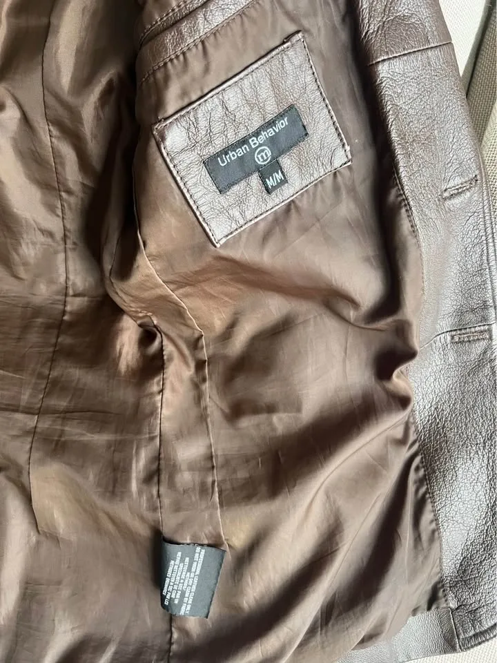 Leather Brown Jacket image indicator(3)