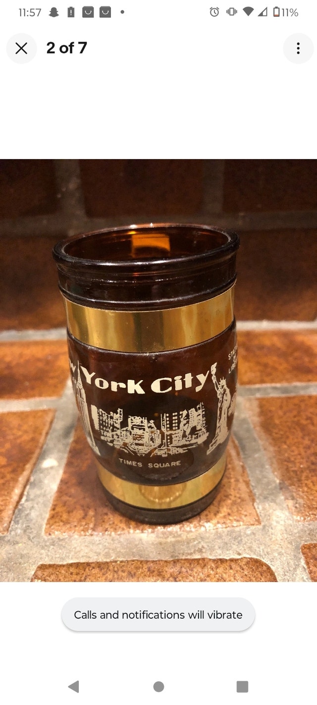 NYC Souvenir Shot Glass
