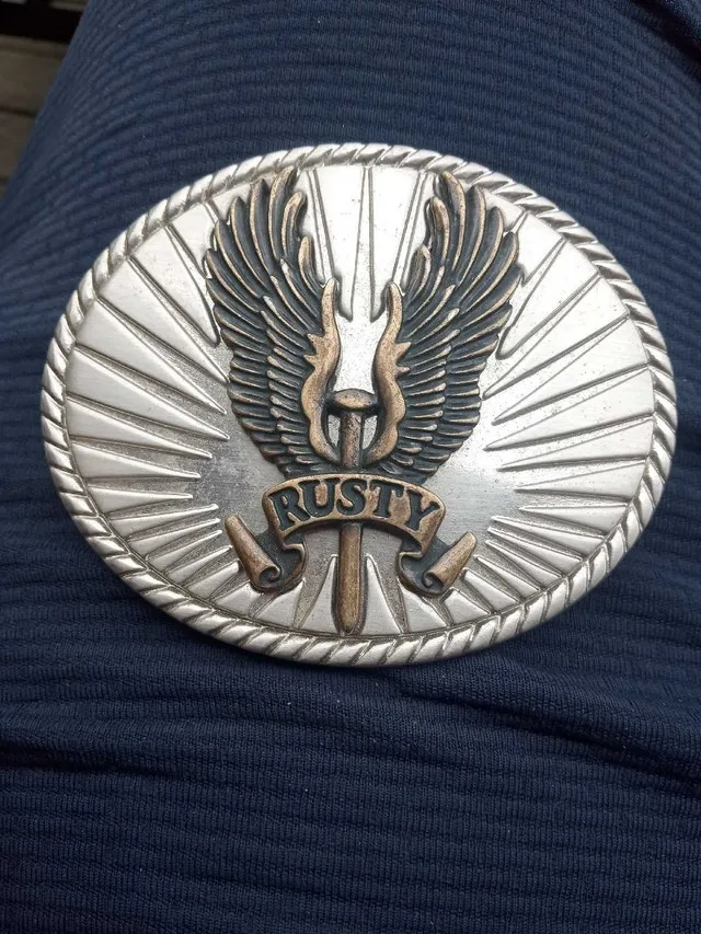 Rusty Belt Buckle