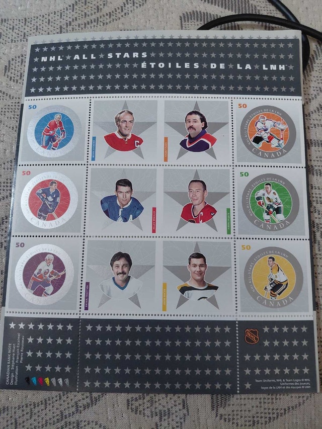 NHL All-Stars Stamps