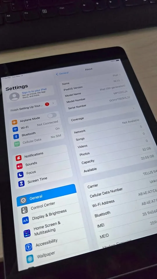 Ipad (5th Gen) Silver