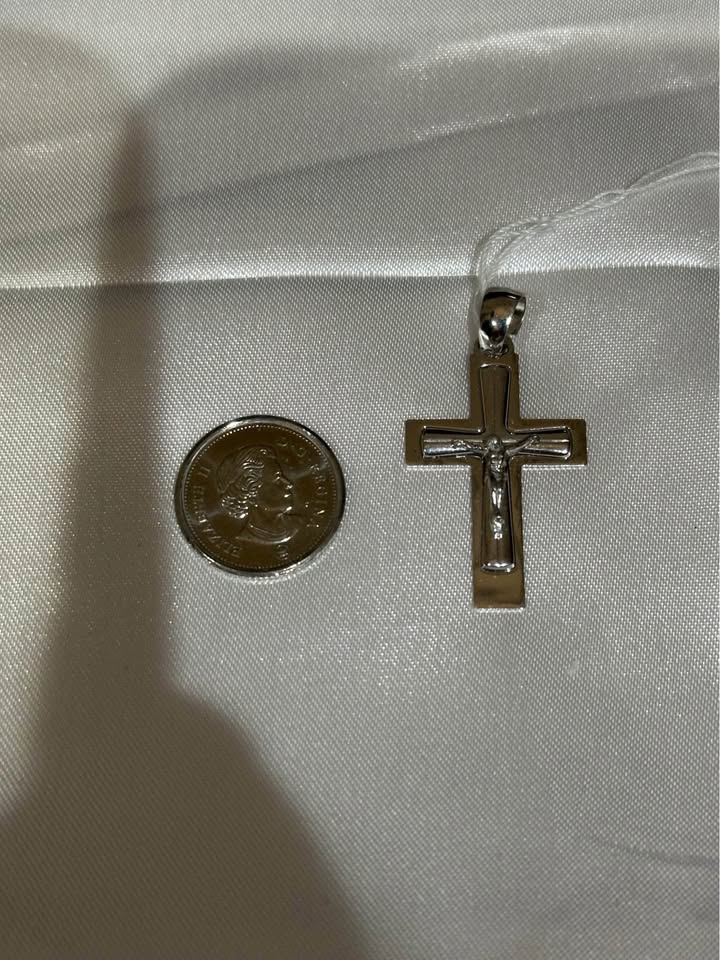 18k solid Gold Cross Pendant - photo 2