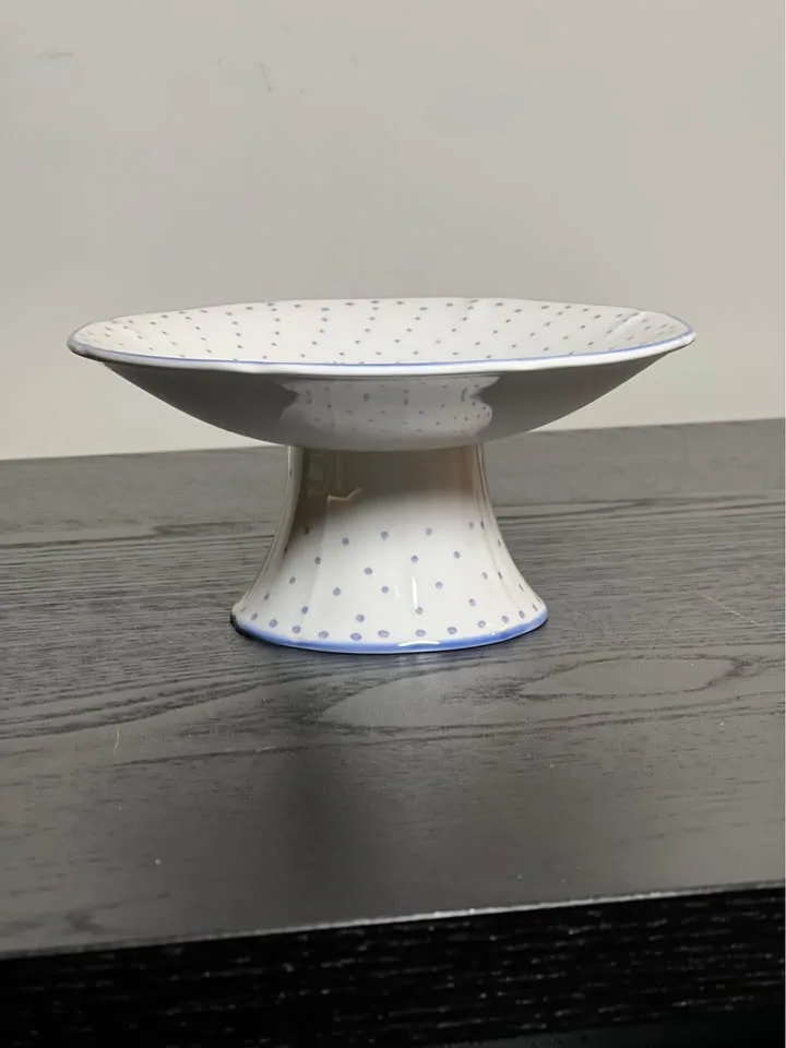 Nikko Blue Peony small candy compote or pedestal dish image indicator(2)