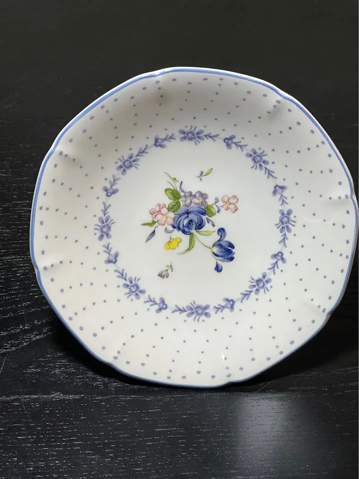 Nikko Blue Peony small candy compote or pedestal dish image indicator(3)