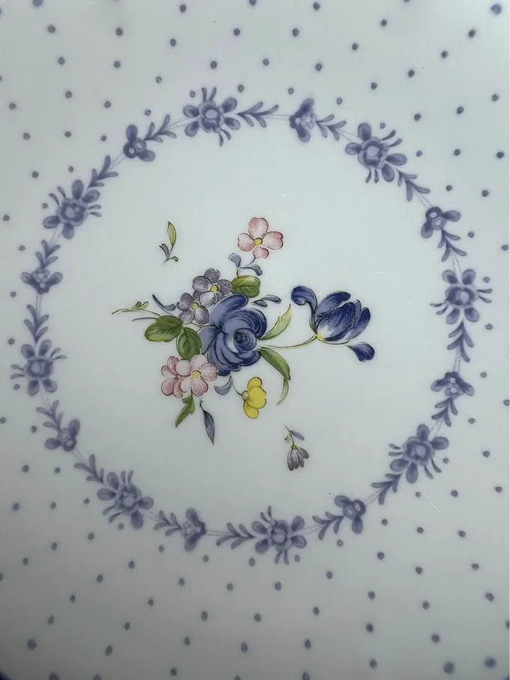 Nikko Blue Peony small candy compote or pedestal dish image indicator(4)