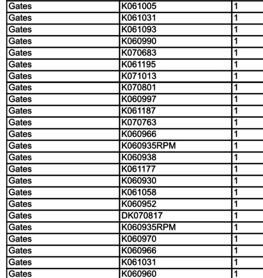 Timing belt/serpentine belt image indicator(5)