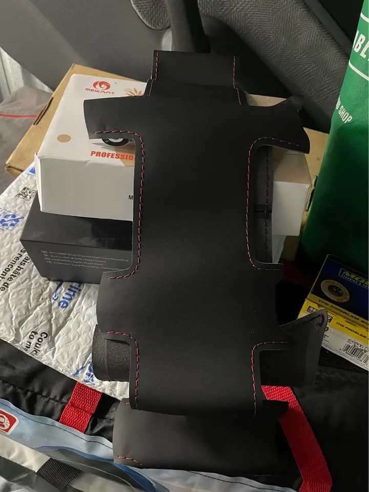 Mewant Car Steering wheel cover for Honda Civic, CRV, Prelude image indicator(2)