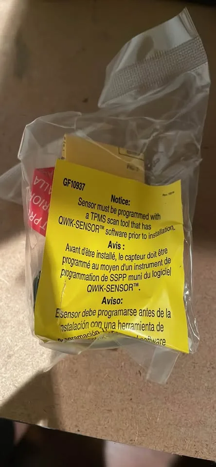 Tire Pressure Monitoring System Sensor QS105M image indicator(4)