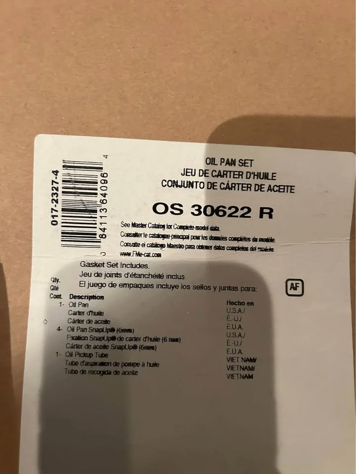 Gasket image indicator(4)