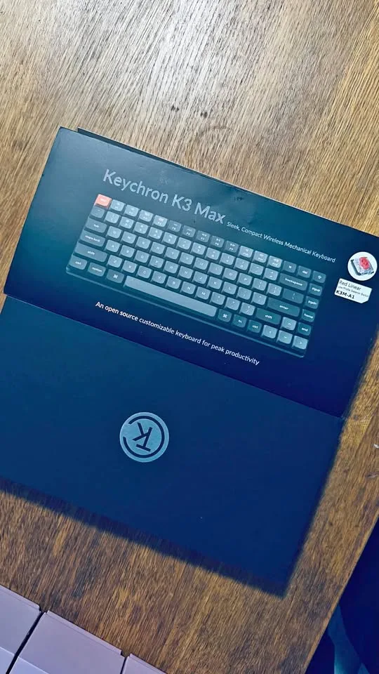 Keychron K3 Max Wireless Mechanical Keyboard - Red Linear