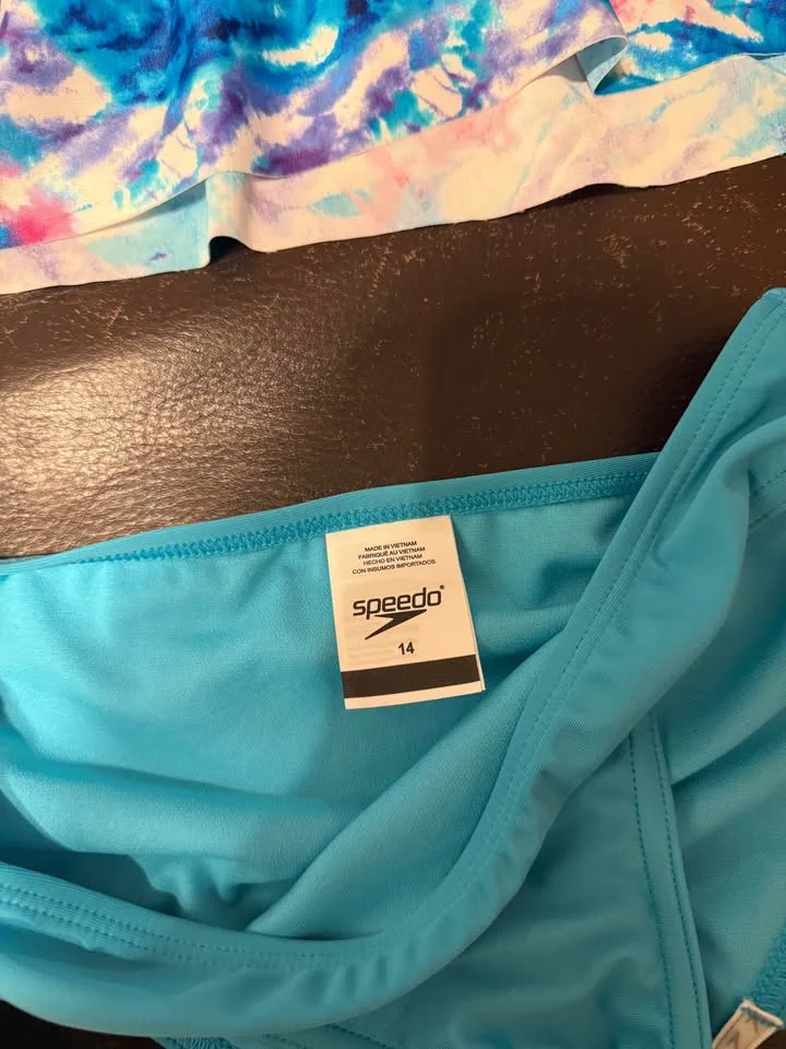 Girls Speedo 2 Piece Swimsuit image indicator(2)