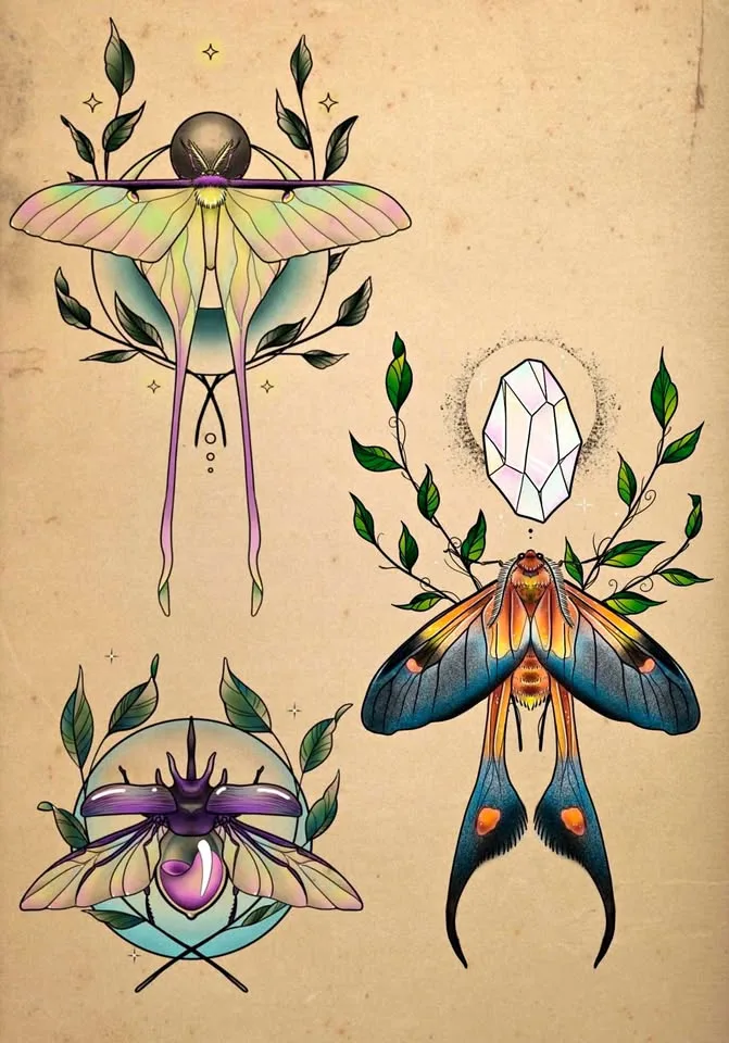 Tattoo predrawn flash sale