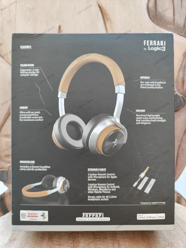 Ferrari T250 Cavallino Headphones by Logic3