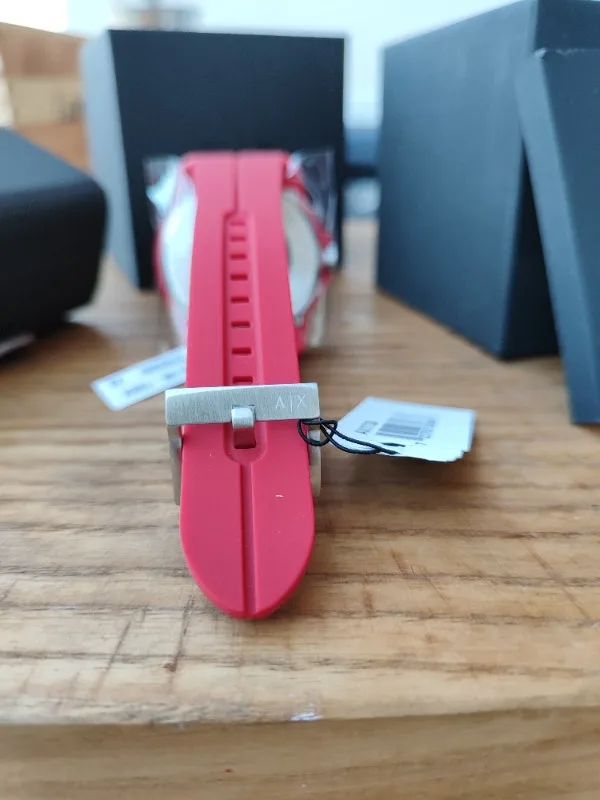 Armani Exchange Watch (skeleton,silicone band,with gift box) image indicator(6)