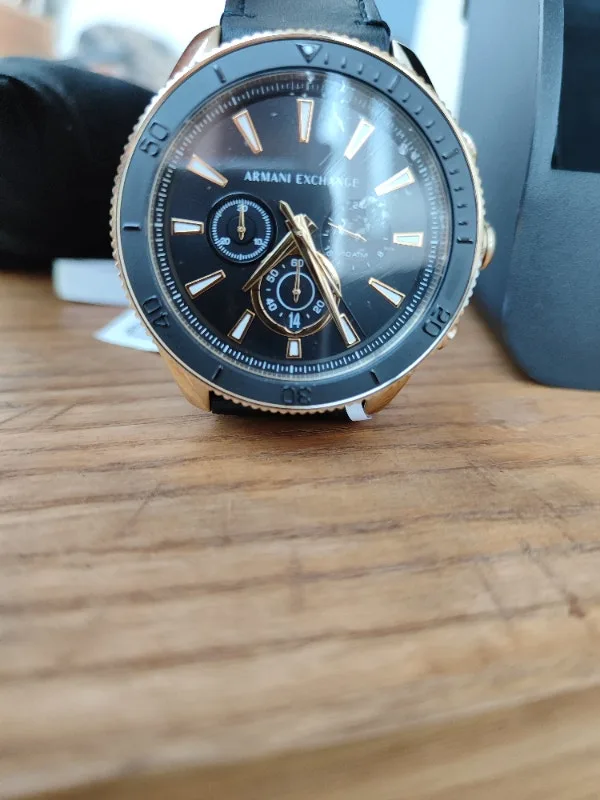 Armani Exchange watch (genuine leather strap,brand new+gift box) image indicator(2)