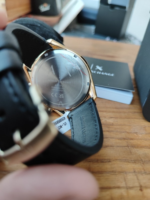 Armani Exchange watch (genuine leather strap,brand new+gift box) - photo 3