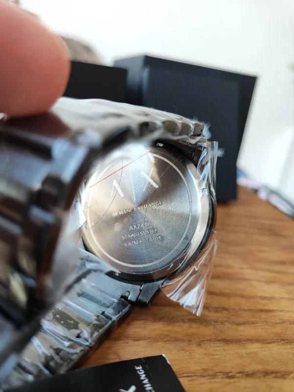 Armani Exchange automatic watch,stainless steel strap (new+box) image indicator(3)