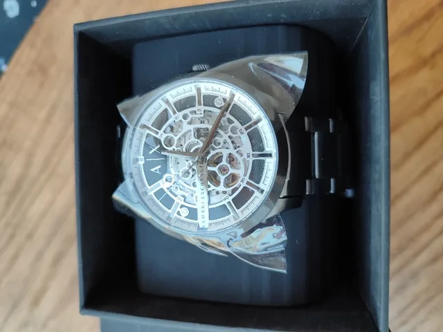 Armani Exchange automatic watch,stainless steel strap (new+box) image indicator(6)