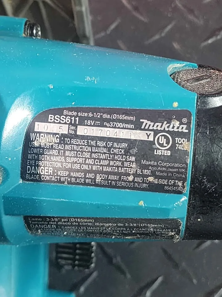 Makita 18v cordless skillsaw image indicator(4)