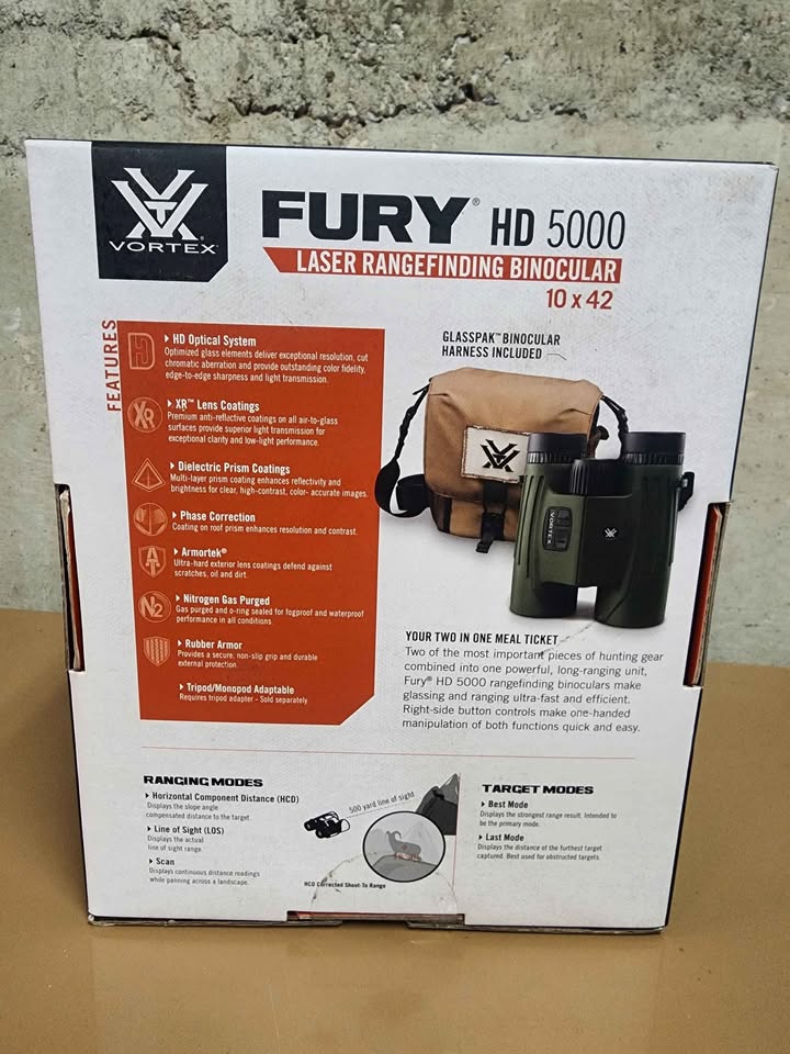 Vortex Fury HD 5000 10x42 Rangefinding Binoculars - photo 2