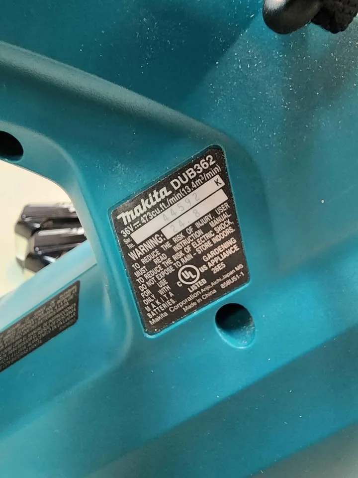 Makita 36v cordless blower image indicator(4)