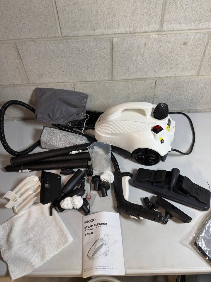 KROQO Steam Cleaner, Steam Mop with 23 Accessories - photo 2