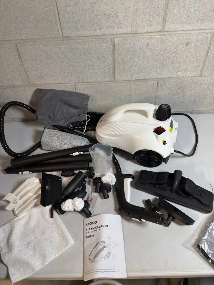 KROQO Steam Cleaner, Steam Mop with 23 Accessories image indicator(2)