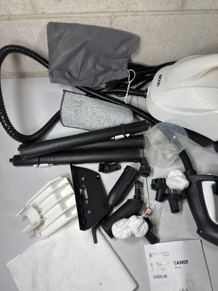 KROQO Steam Cleaner, Steam Mop with 23 Accessories image indicator(4)