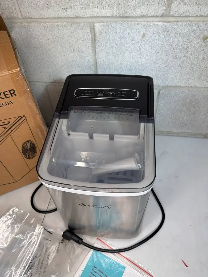 ecozy Portable Ice Maker Countertop (IM-BS260A-Sliver) image indicator(3)