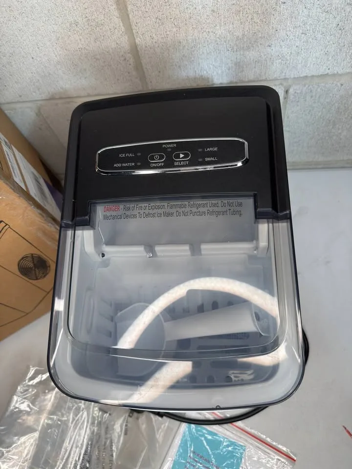 ecozy Portable Ice Maker Countertop (IM-BS260A-Sliver) image indicator(6)