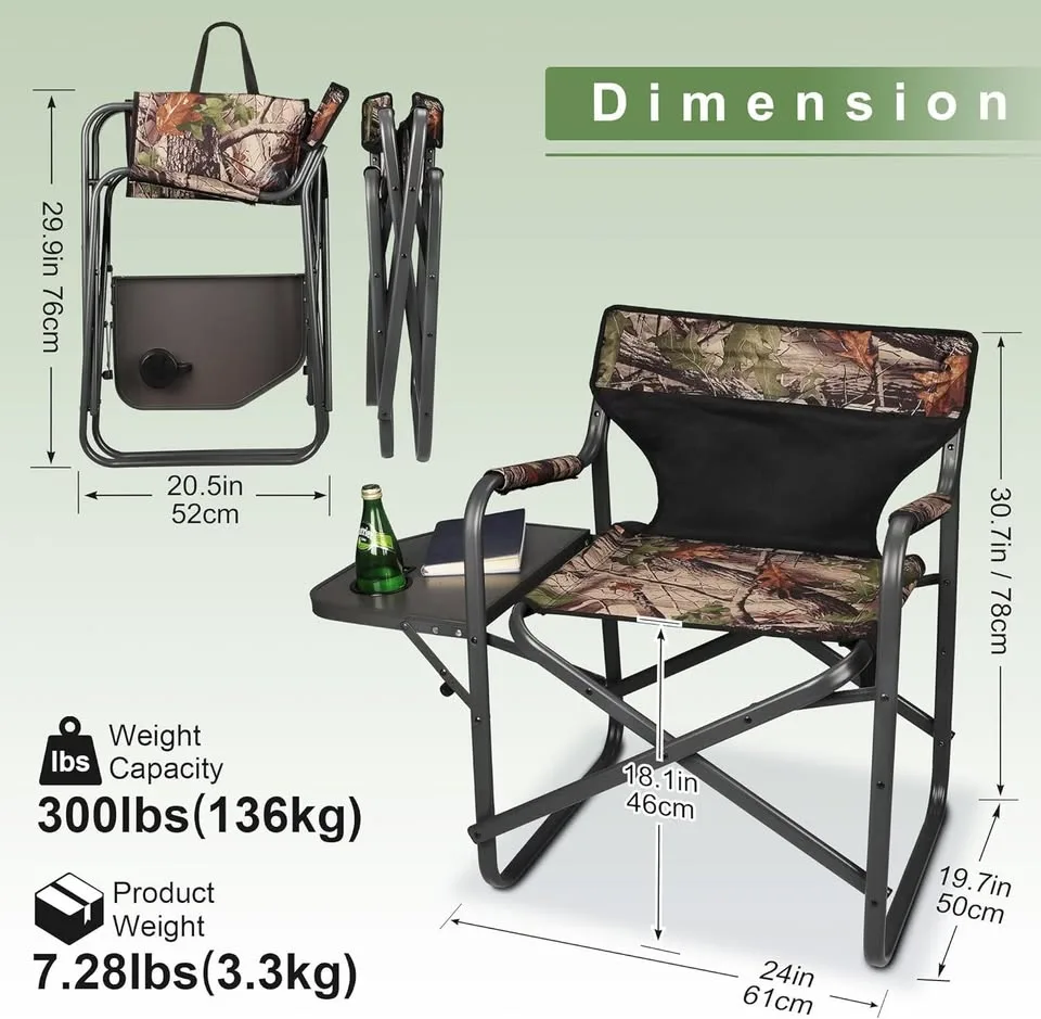 CAMPHILL Directors Camping Chairs-Lightweight Folding image indicator(2)