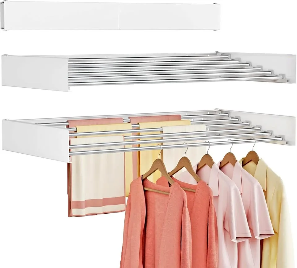 Vasunray Wall Mounted Clothes Drying Rack