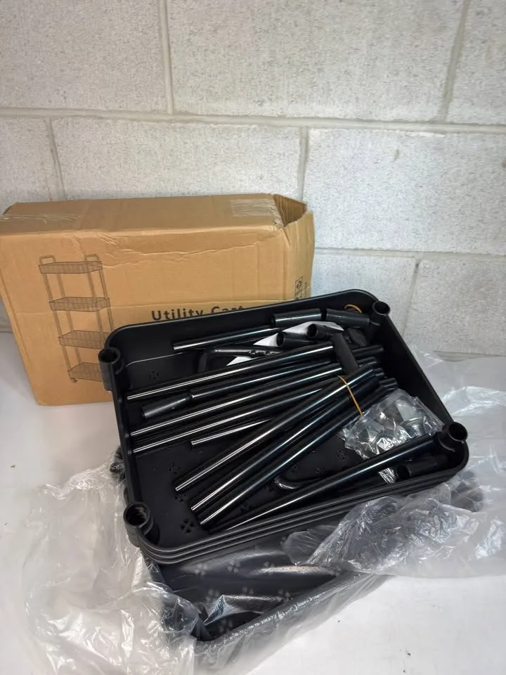 UDEAR 4-Tier Kitchen Rolling Utility Cart image indicator(2)