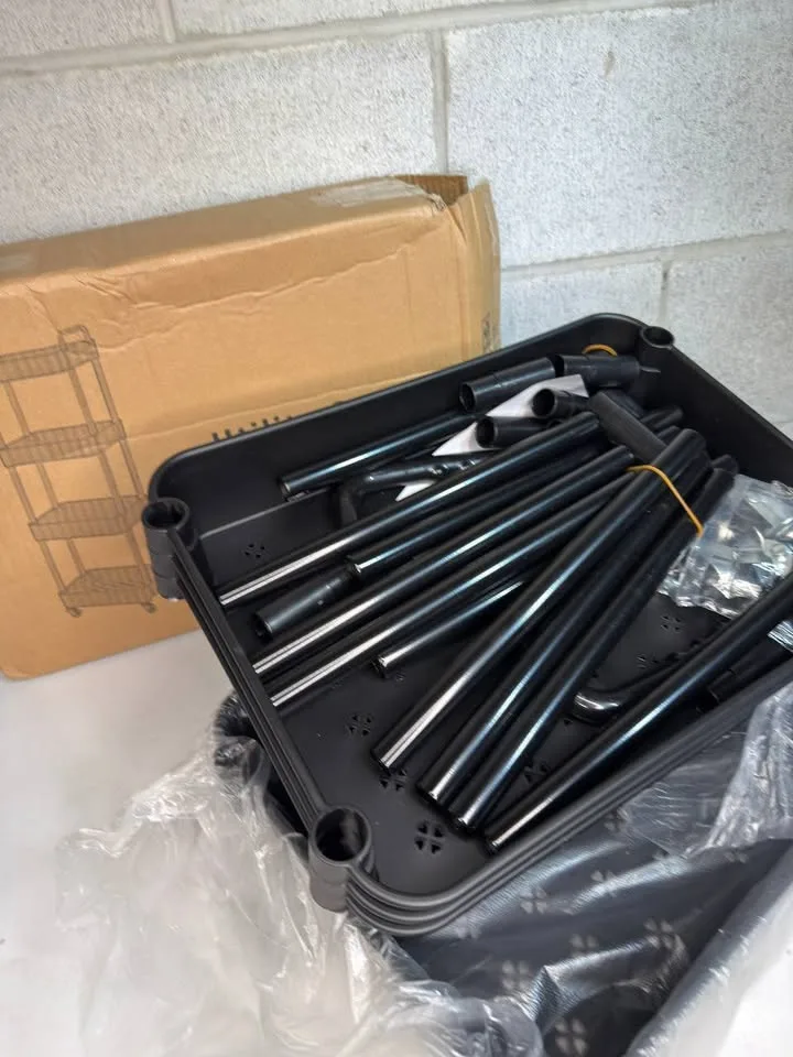 UDEAR 4-Tier Kitchen Rolling Utility Cart image indicator(3)