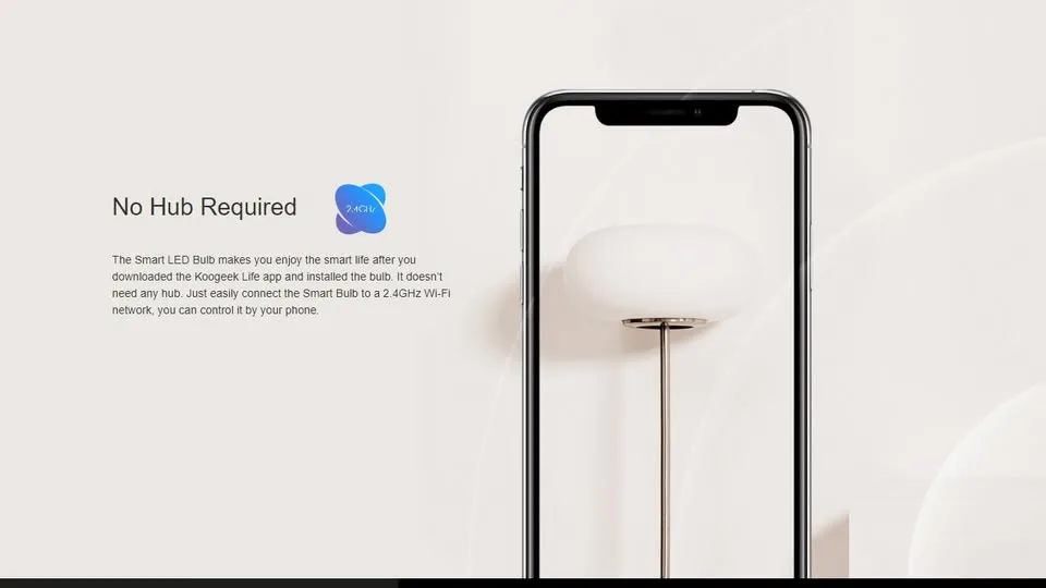 Koogeek Smart Bulbs LB3: Advanced Control via Tuya Smart Platfor image indicator(9)