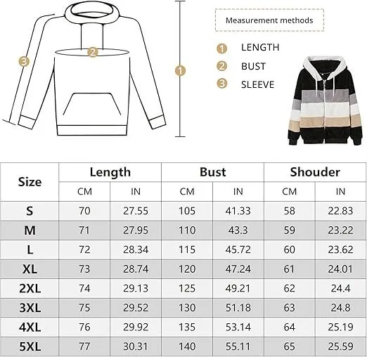 Allmloers Women's Faux Fur Fleece Coat image indicator(5)