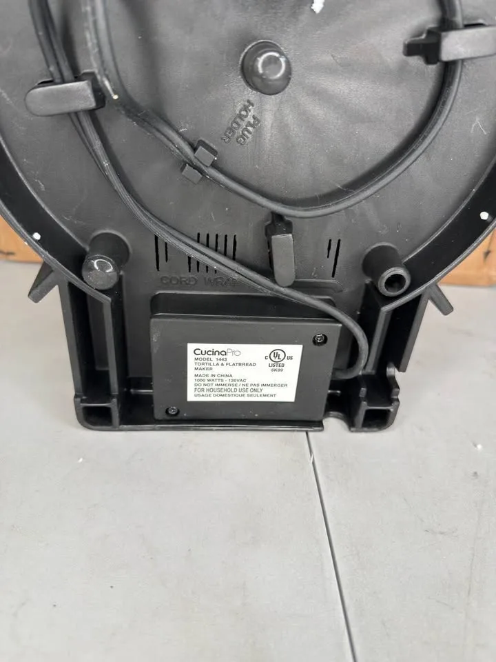 CucinaPro Electric Tortilla Maker - 10" image indicator(4)