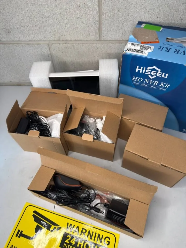 Hiseeu Wireless Security Camera System, 4PCS 5MP Outdoor Camera image indicator(3)