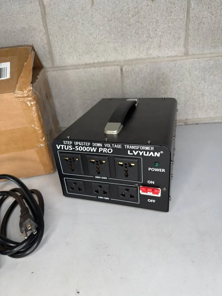 Cantonape 5000W Voltage Converter Transformer - Heavy Duty image indicator(4)