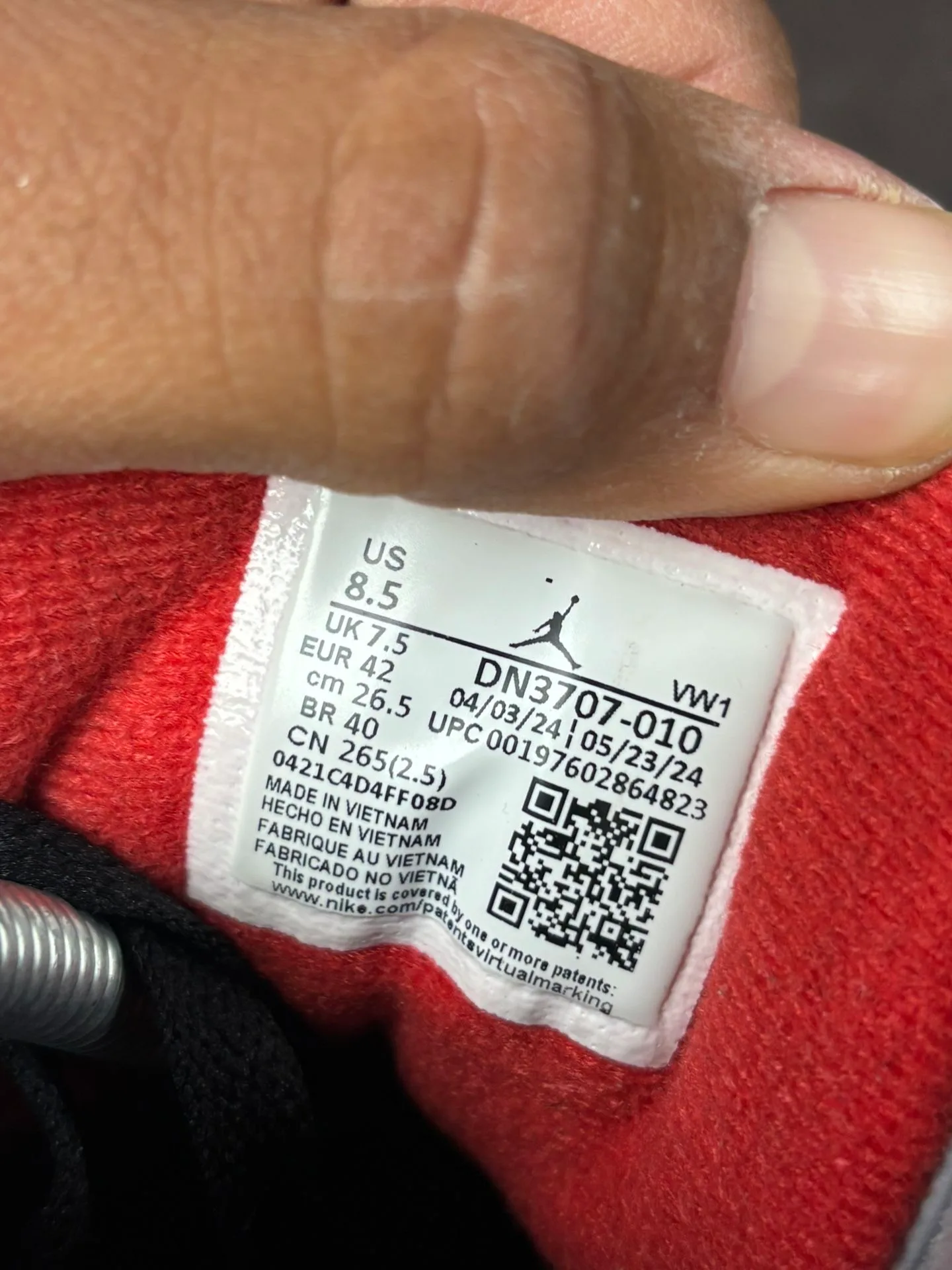 Air Jordan 3 Black Cement 2024 image indicator(6)