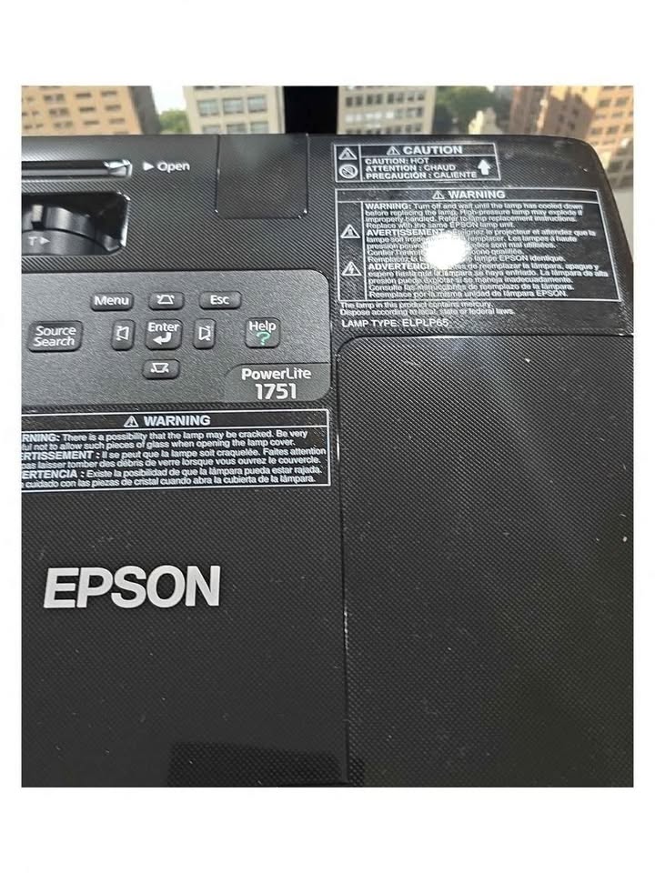 Send Offers! Epson Projector PowerLite 1751 XGA 3LCD - photo 5