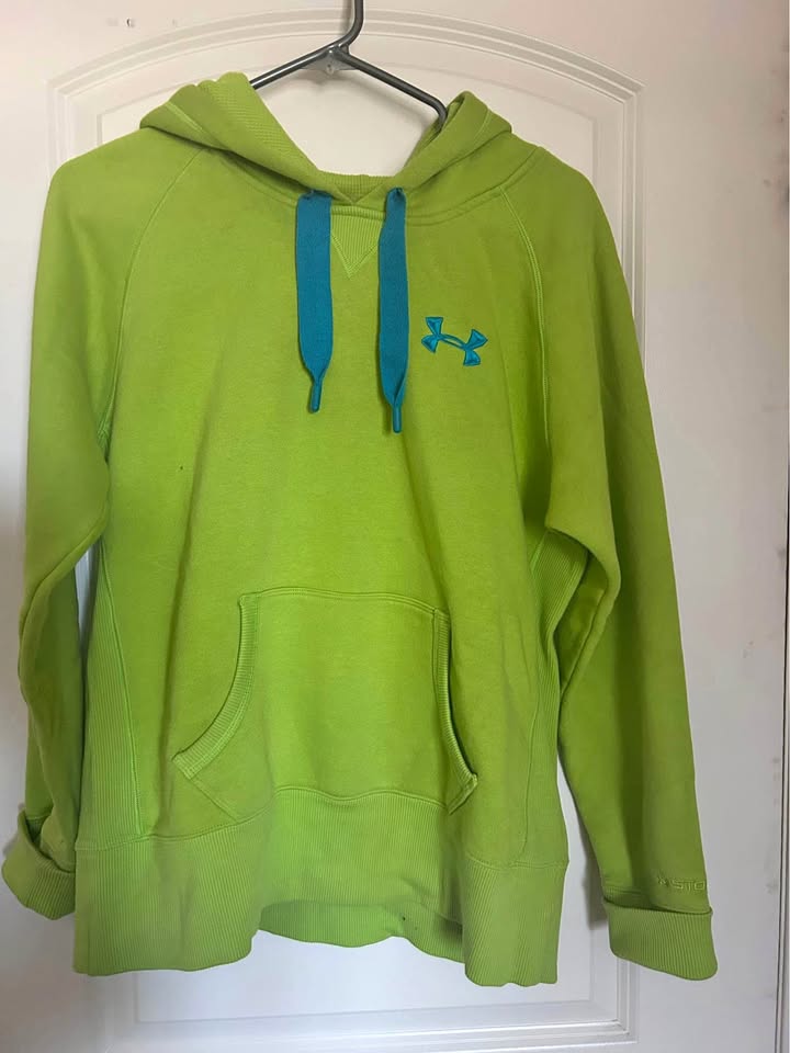 Under Armour ColdGear Hoodie Green Size M