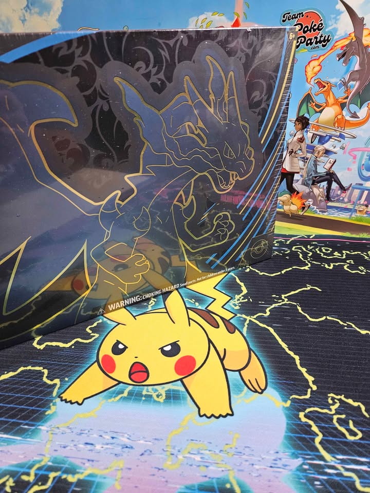 ⭐️⭐️⭐ Pokemon Mega Charizard X ex UPC & Sealed Ancient Mew - photo 2